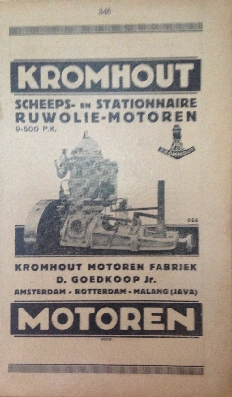 advertentie kromhout