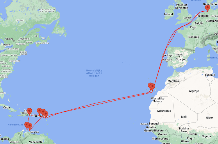 Meerval cruise route