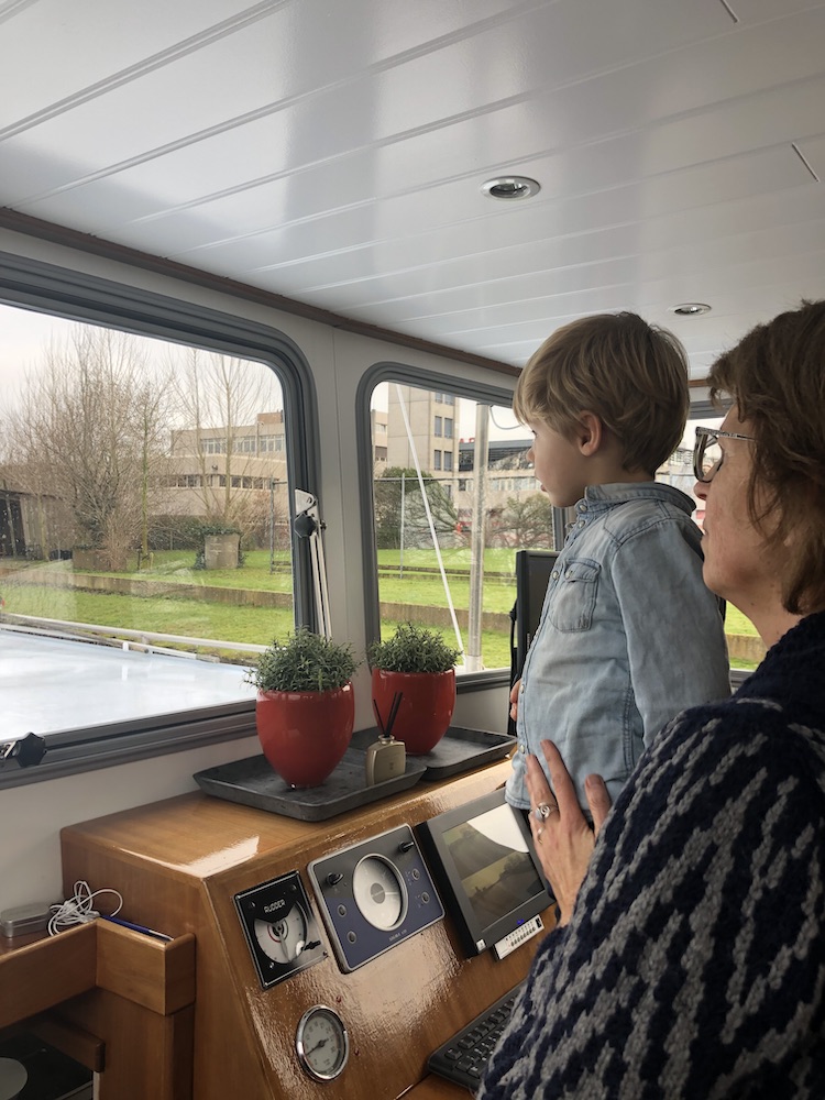 pim met oma aan boord meerval