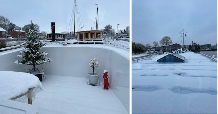 2 sneeuw aan boord Meerval