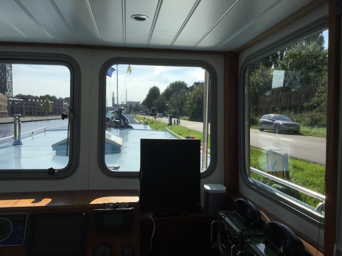 Meerval 5 op de fiets van en naar het werk Groningen